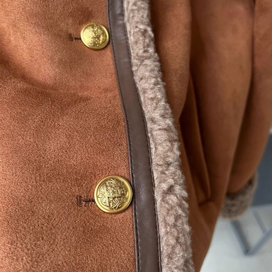 Weronika | Warm Leather Coat