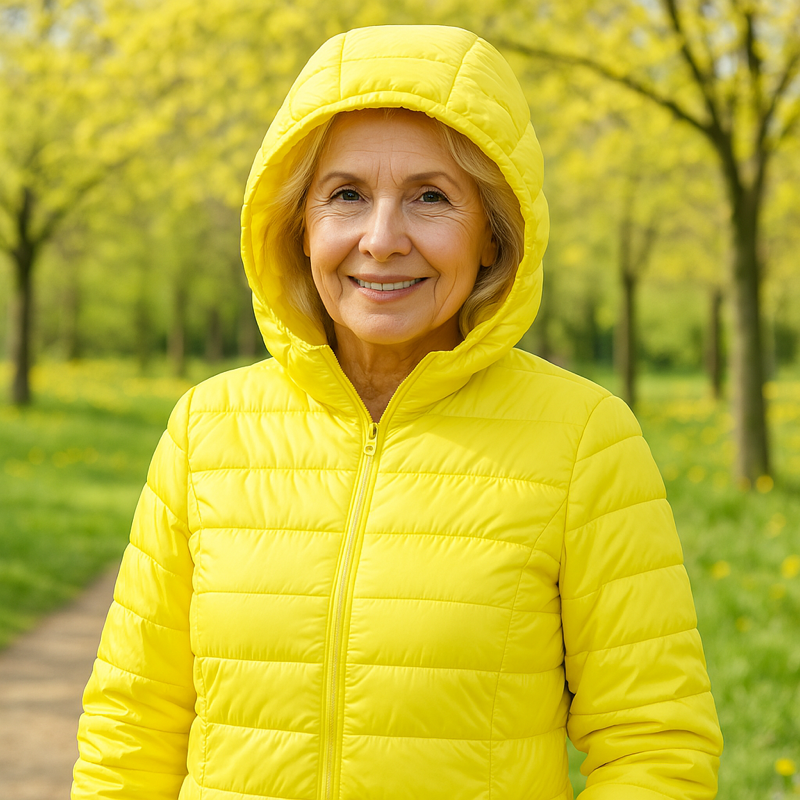 Metta Padded Jacket | Yellow