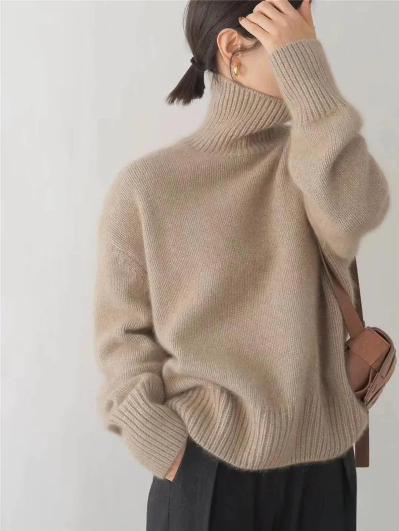 Evi | Comfortable Roll Neck Jumper