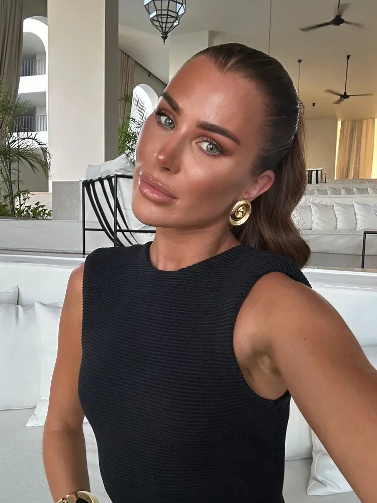 Aline | Long Dress with Fringes