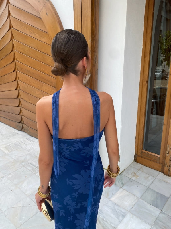 Sabina | Strapless Dress with Scarf Detail