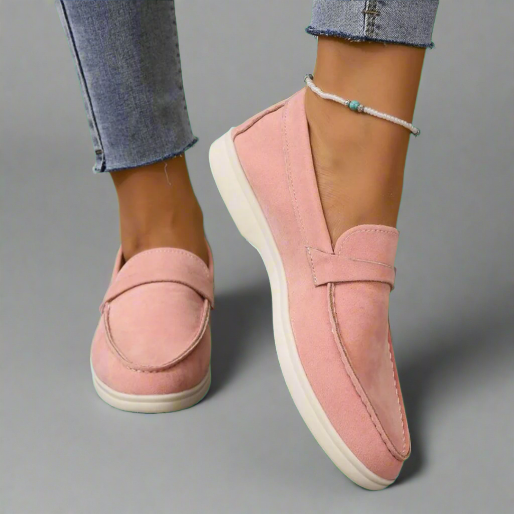 Hannah | Elegant Suede Loafers