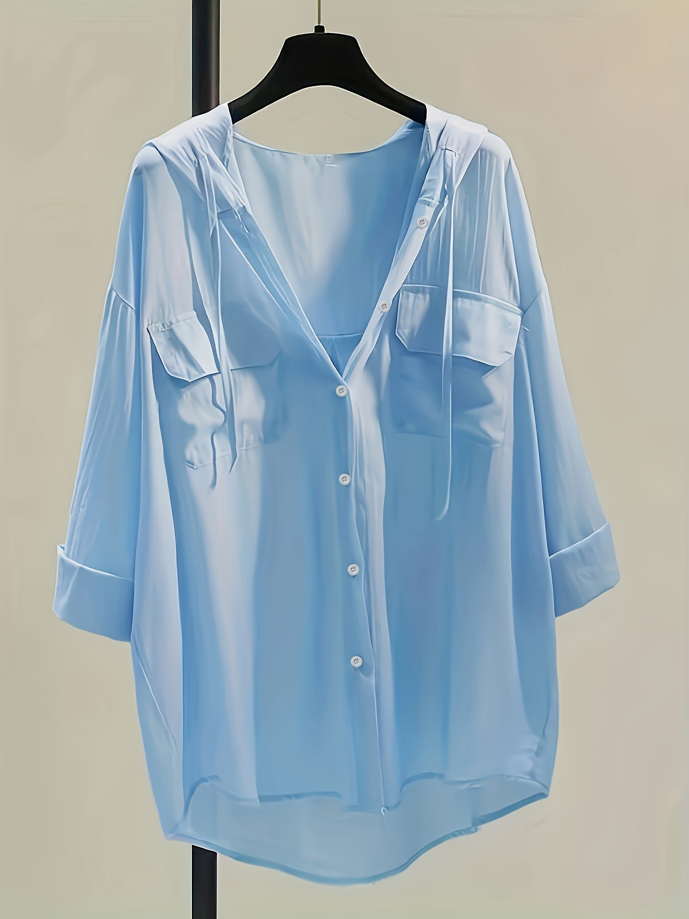 Marit | Elegant Blouse with Hood