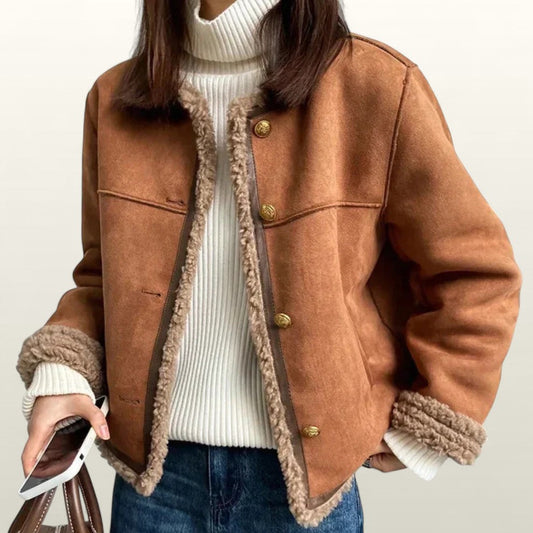 Weronika | Warm Leather Coat