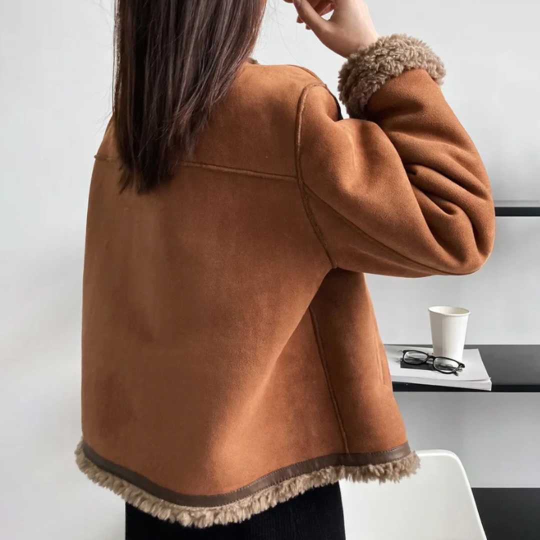 Weronika | Warm Leather Coat