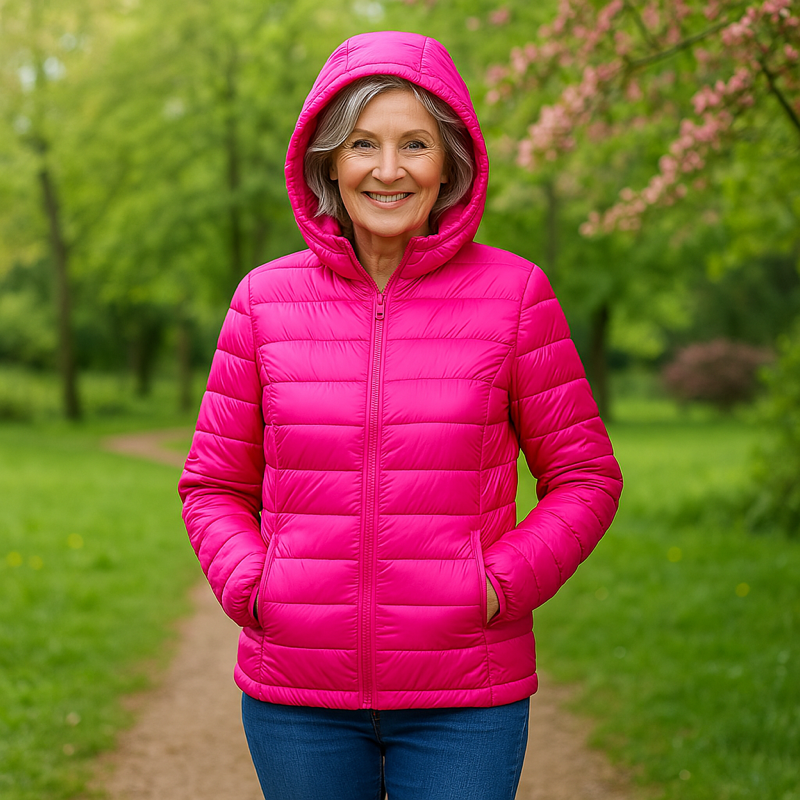 Metta Padded Jacket | Bright Pink