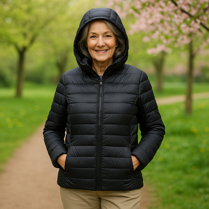 Metta Padded Mid Jacket | Black