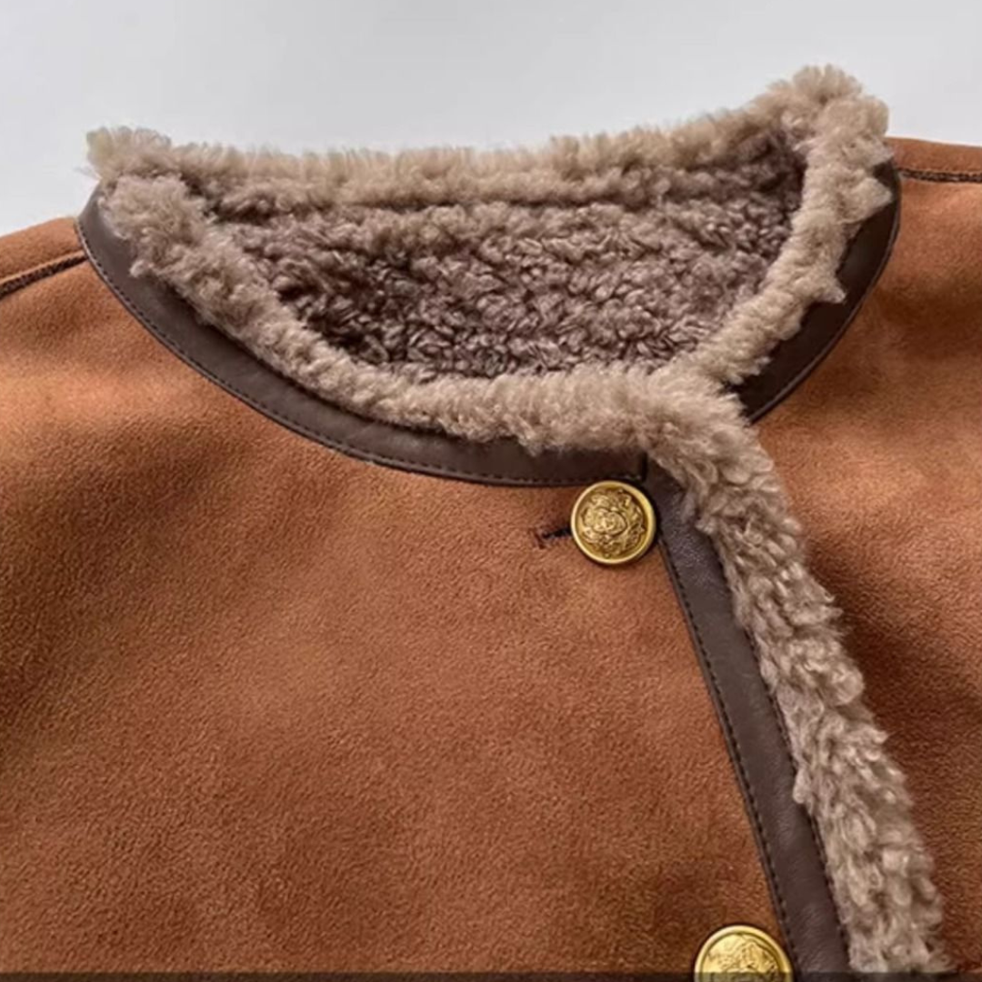 Weronika | Warm Leather Coat