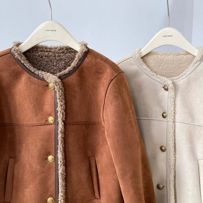 Weronika | Warm Leather Coat