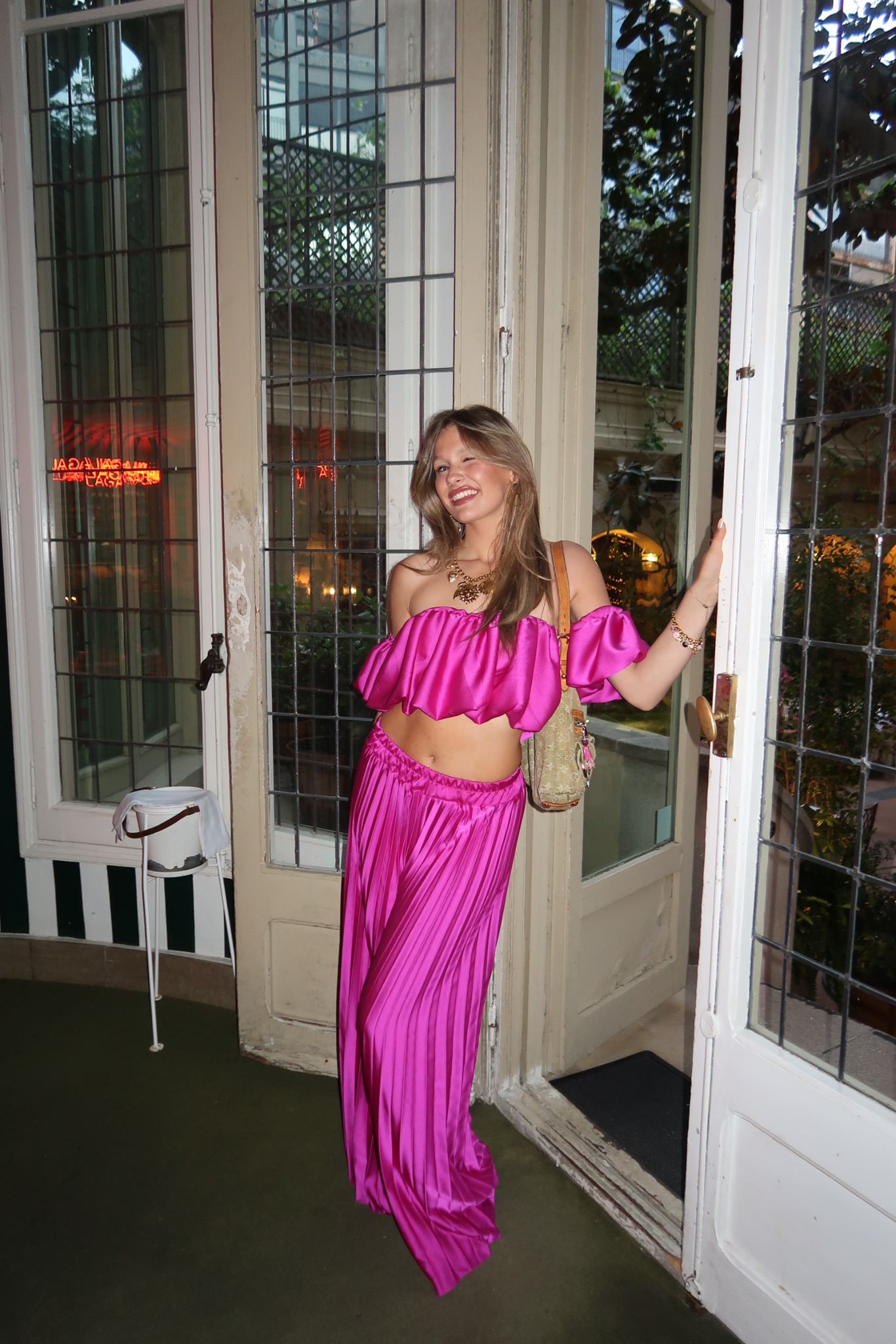 Noa | Satin Co-ord with Elegant Glamour