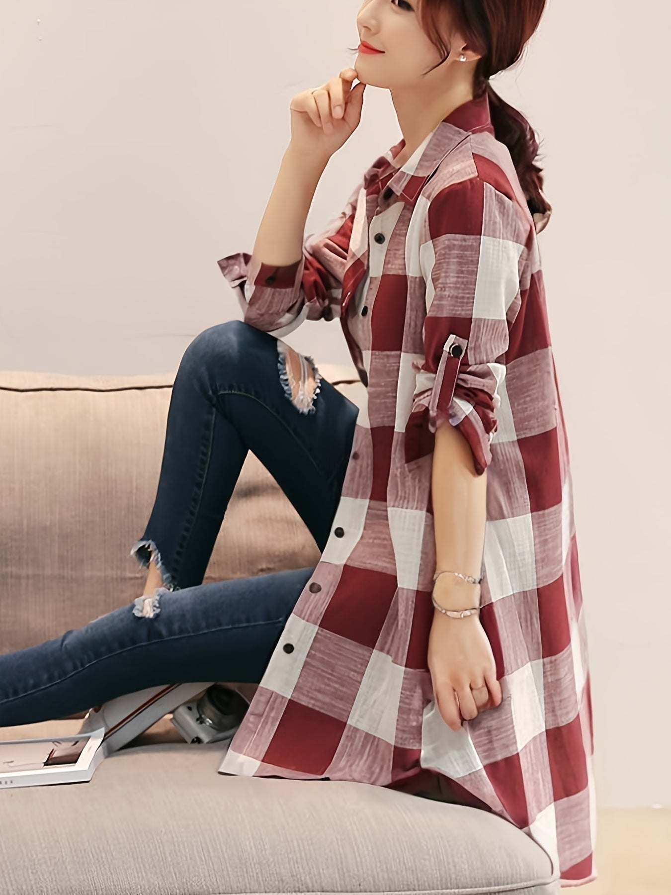 Loretta | Soft Blouse with Collar