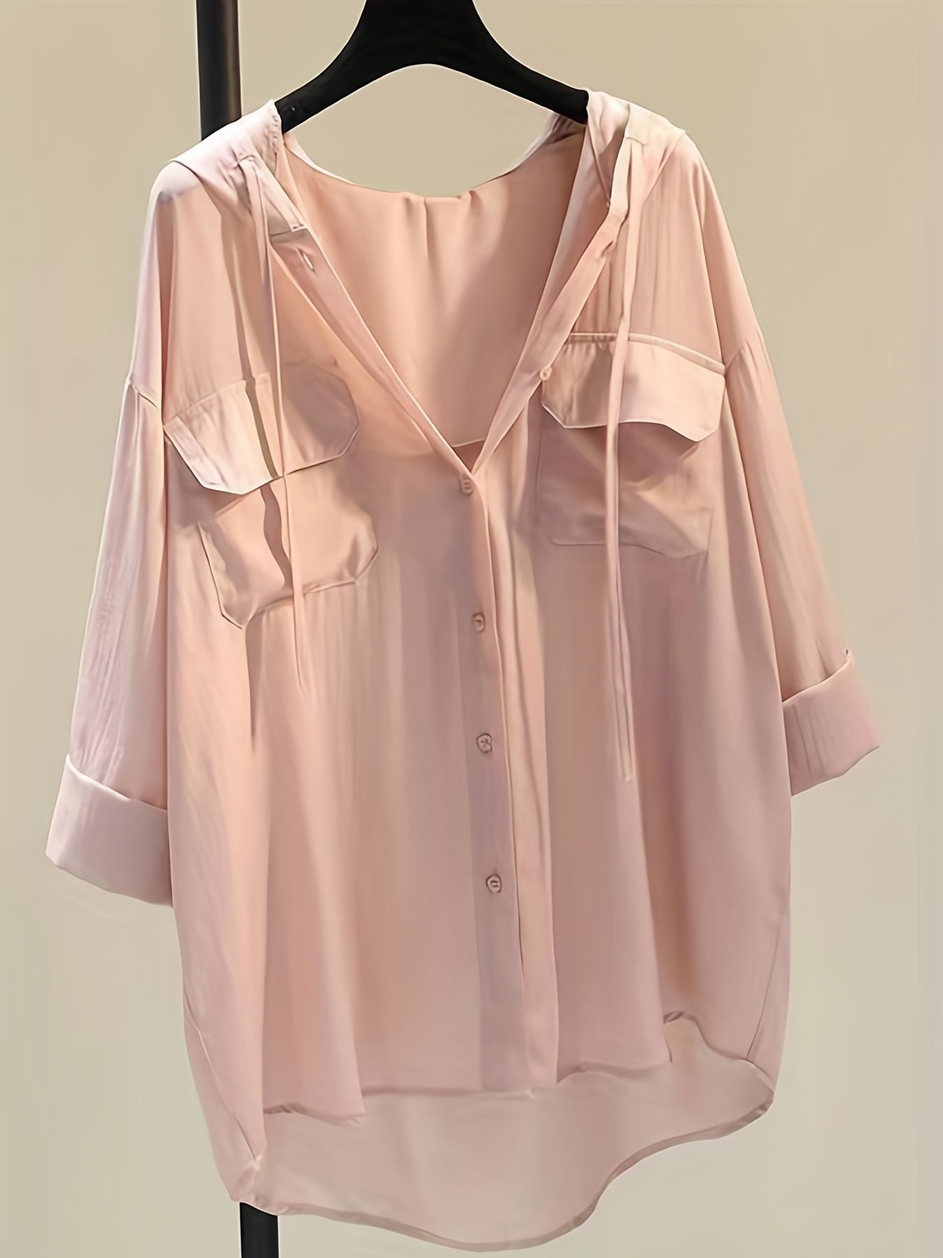 Marit | Elegant Blouse with Hood