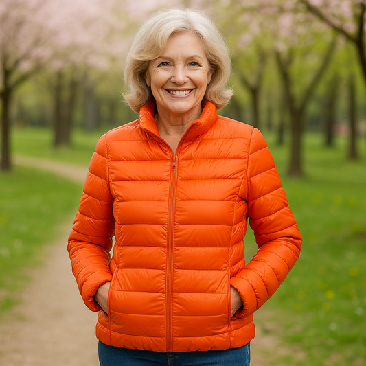 Ulla Lightweight Jacket | Orange