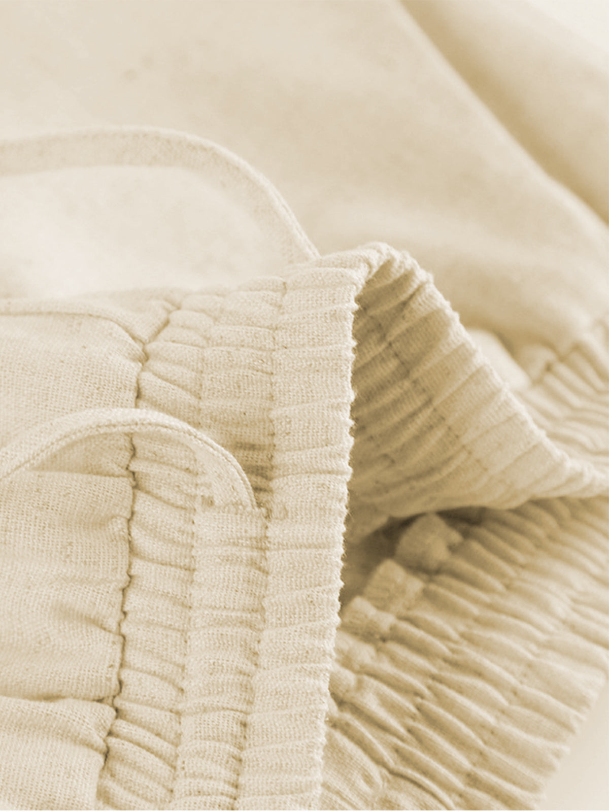 Linen Two Piece Wide Leg Trousers Set