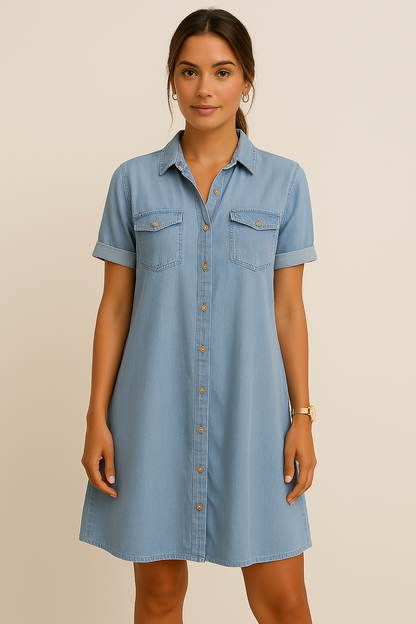 Alva | Unique Denim Dress