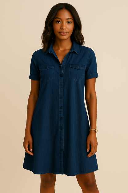Alva | Unique Denim Dress