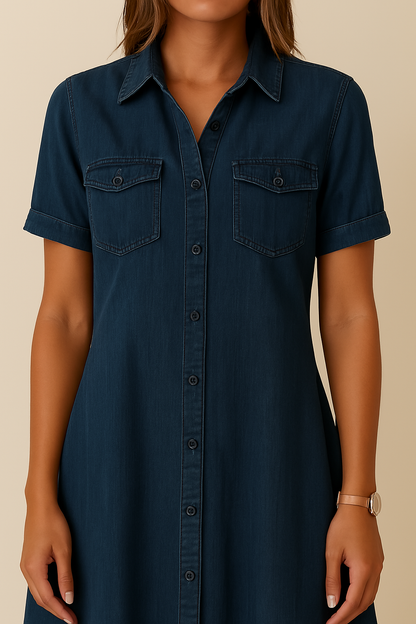 Alva | Unique Denim Dress