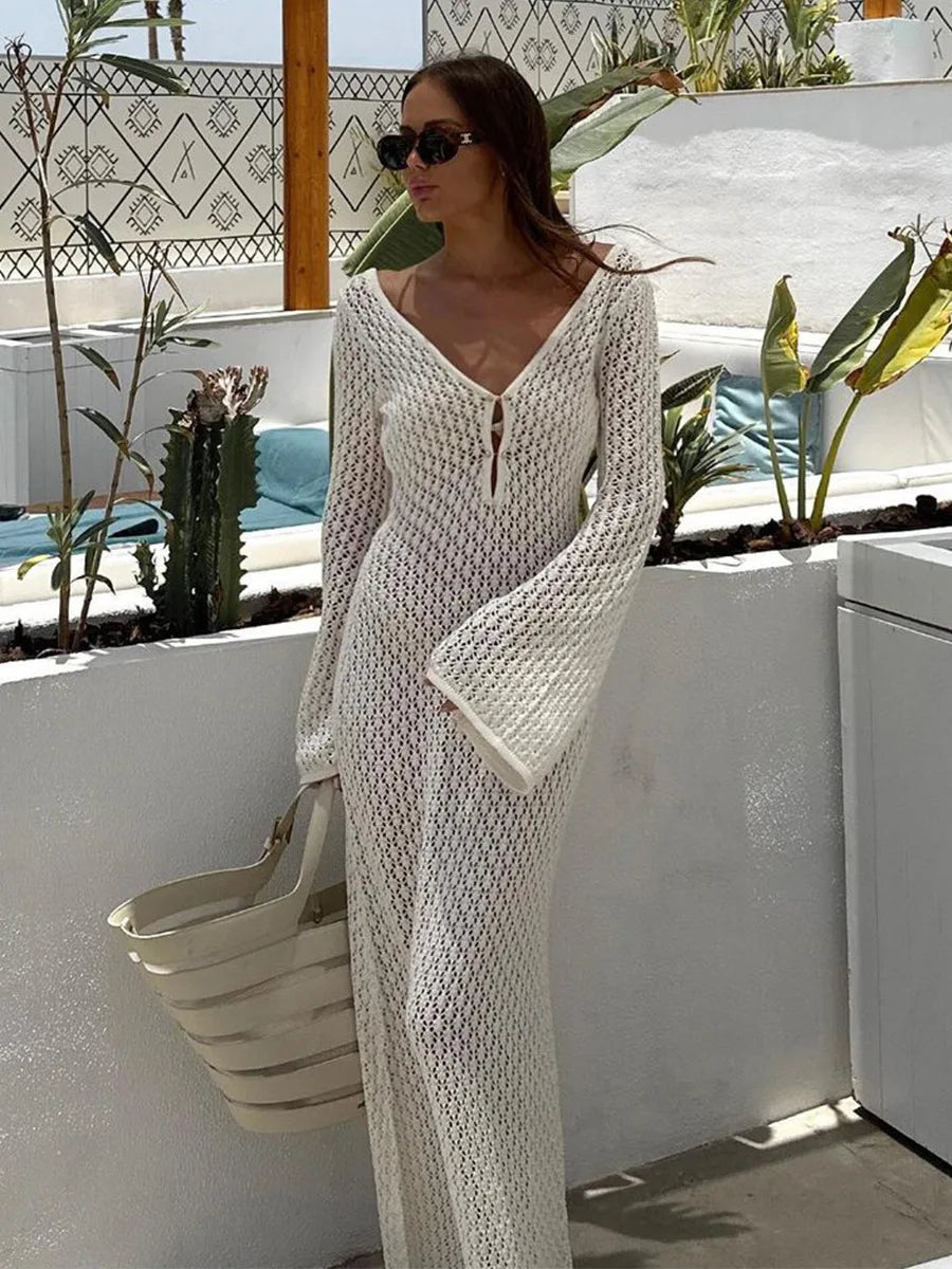 Lexi | Stylish Beach Dress with Open Back