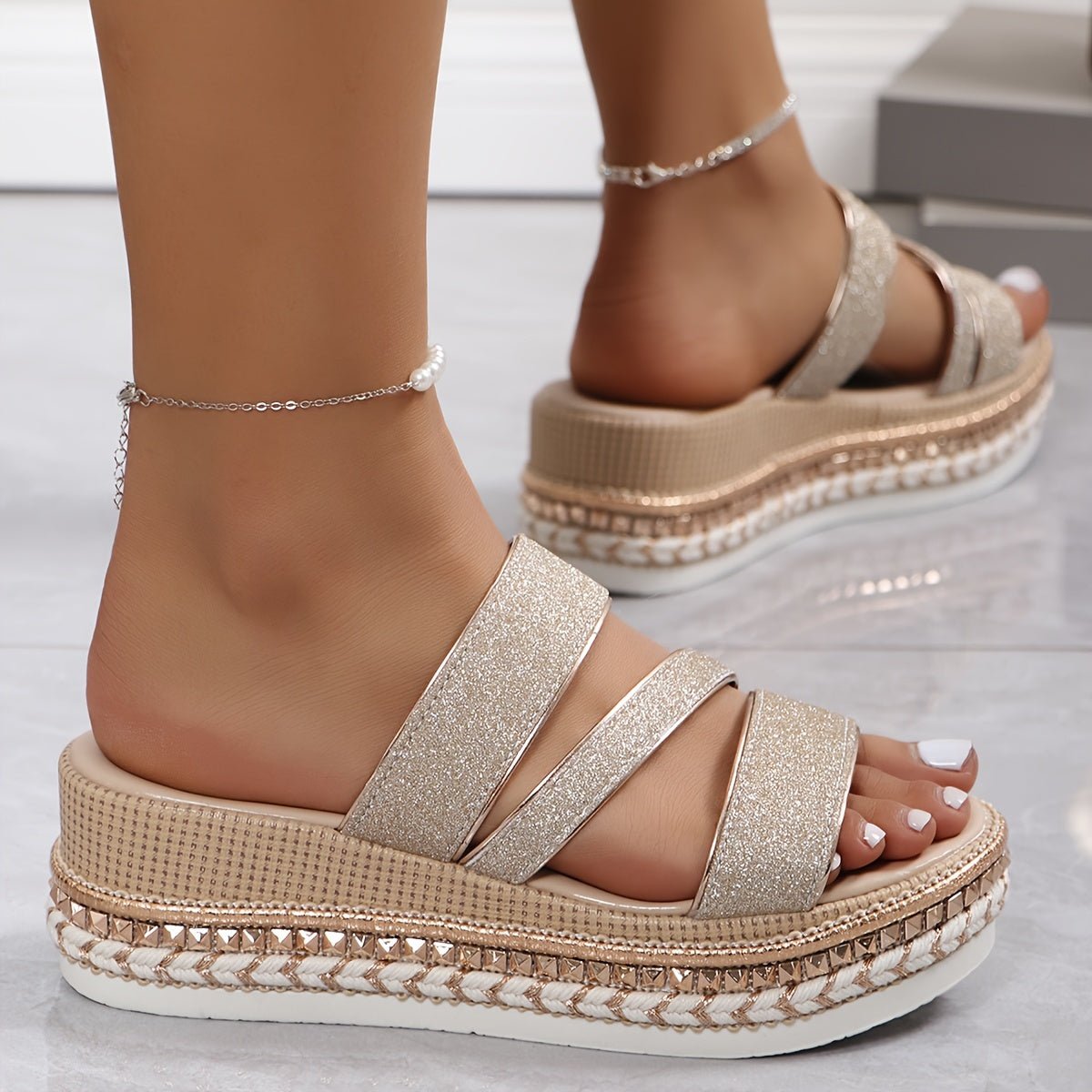 Katri | Elegant Orthopaedic Wedge Sandals
