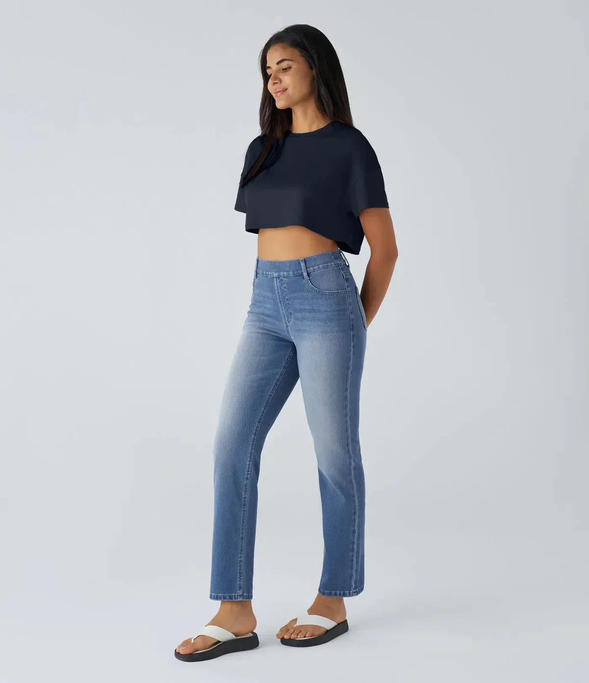 Comfort Fit | Elastic & Comfortable High-Waisted Trousers