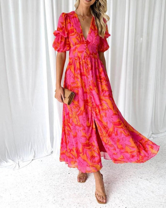 Derana | Rose Pink Maxi Dress