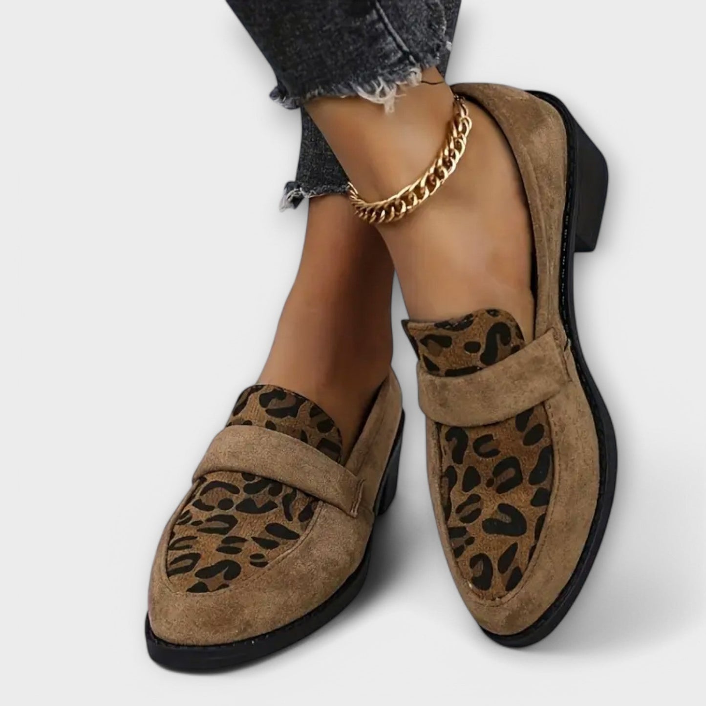 Karla | Elegant Ladies' Shoes with Leopard Print