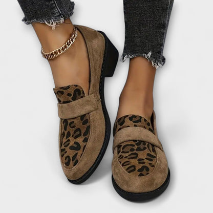 Karla | Elegant Ladies' Shoes with Leopard Print