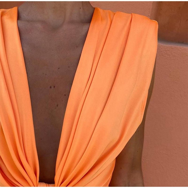 Isabelle | Party Dress with Deep V Neck