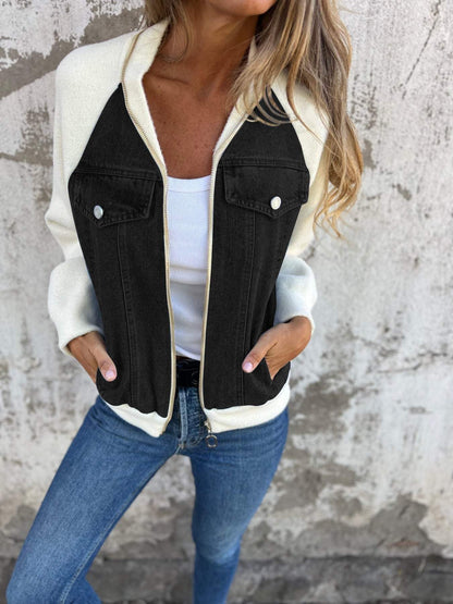 Isabella | Casual V-Neck Zipper Jacket