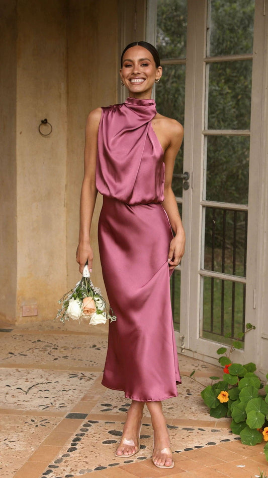 Rochella | Elegant Satin Dress