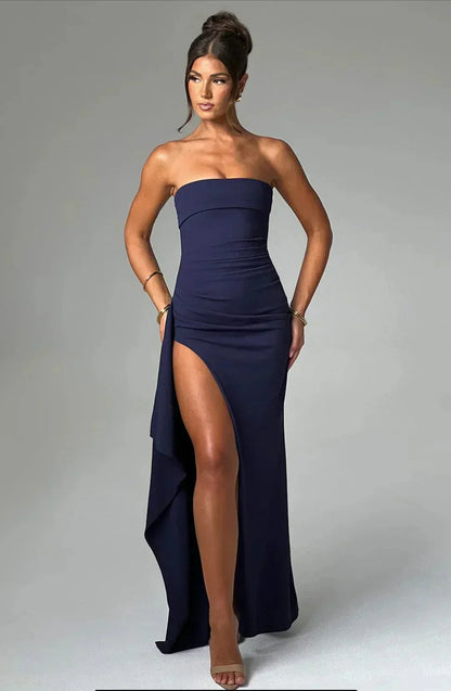Stacy | Strapless Maxi Dress