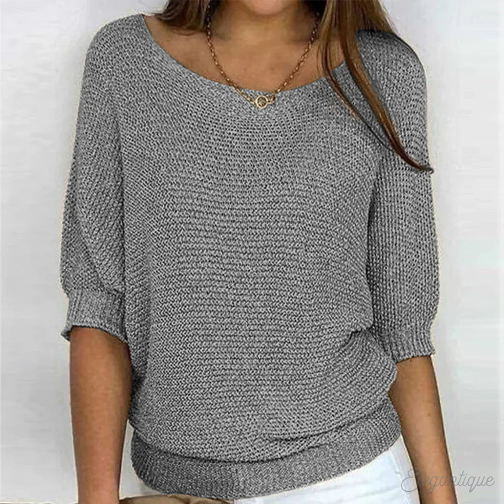 Luigia | Stylish Knitted Jumper