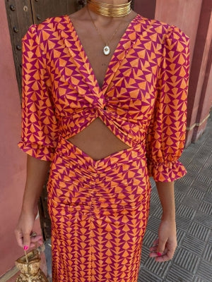 Juliana | Statement Dress with Summer Design