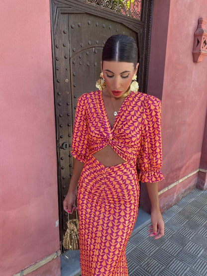 Juliana | Statement Dress with Summer Design