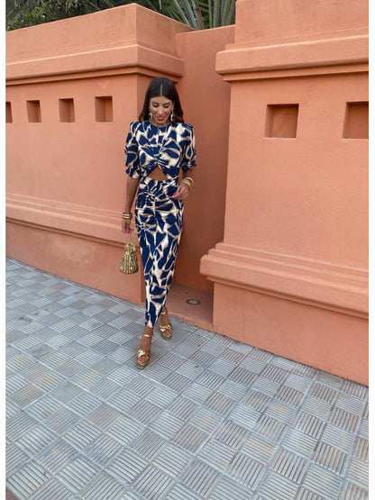 Chiara | Midi Dress with Cut Out