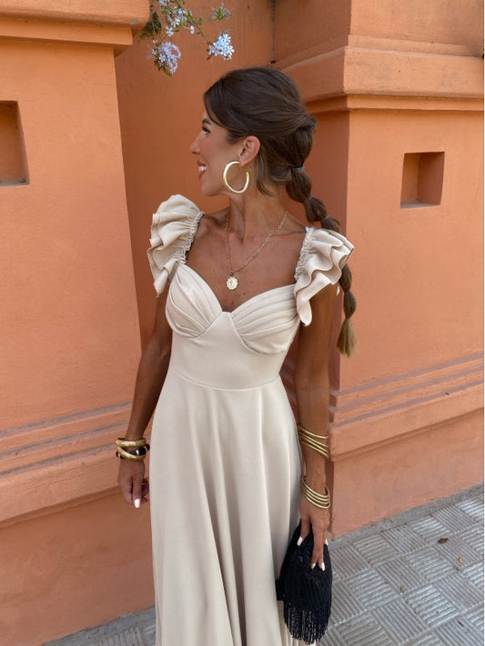 Nicolette | Romantic Dress with Ruffles