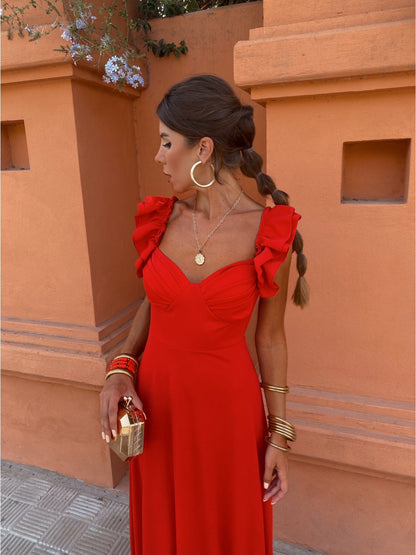 Nicolette | Romantic Dress with Ruffles