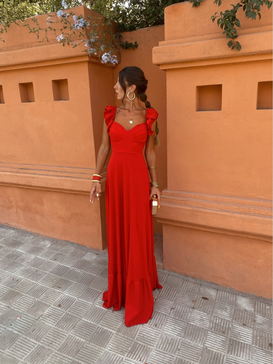 Nicolette | Romantic Dress with Ruffles