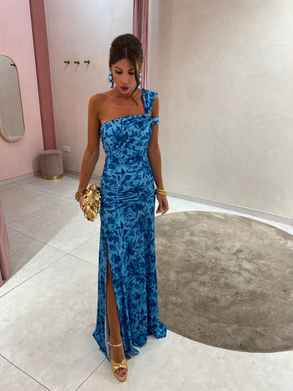 Ariella | Asymmetrical One Shoulder Evening Dress