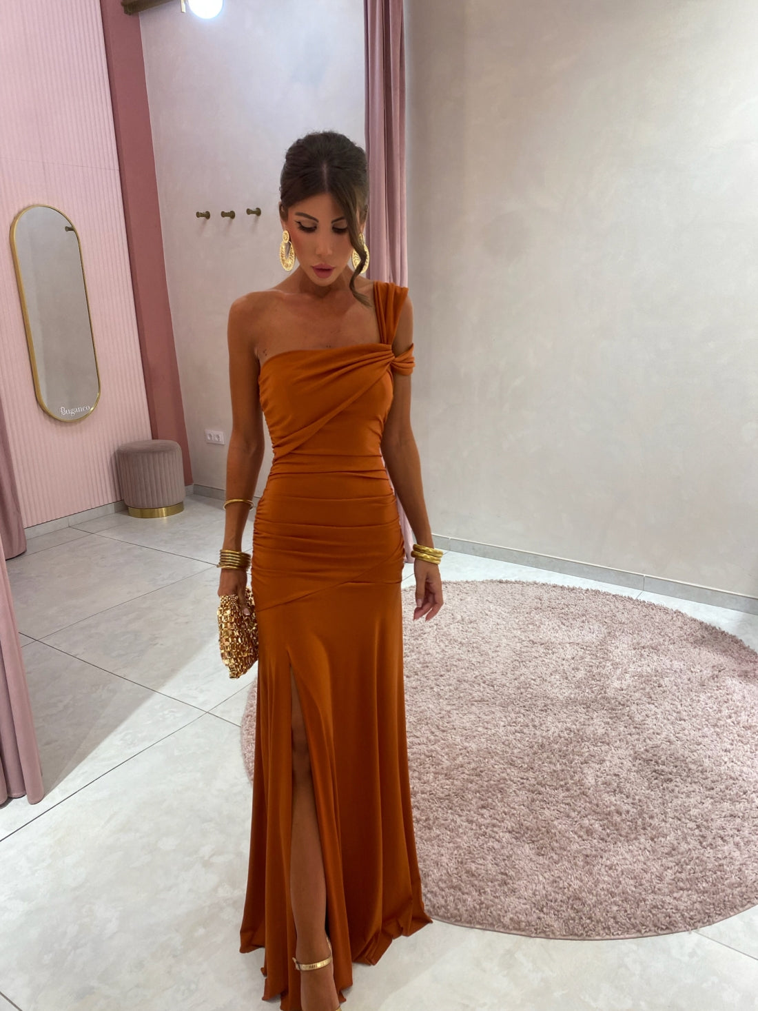 Ariella | Asymmetrical One Shoulder Evening Dress