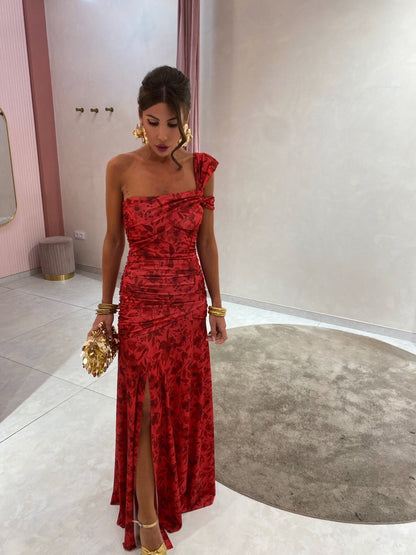 Ariella | Asymmetrical One Shoulder Evening Dress