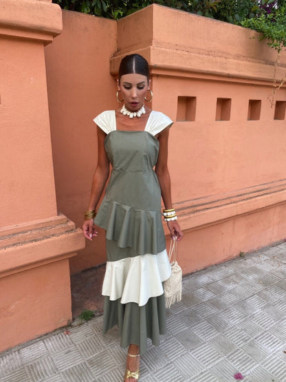 Sofina | Elegant Dress with Ruffles