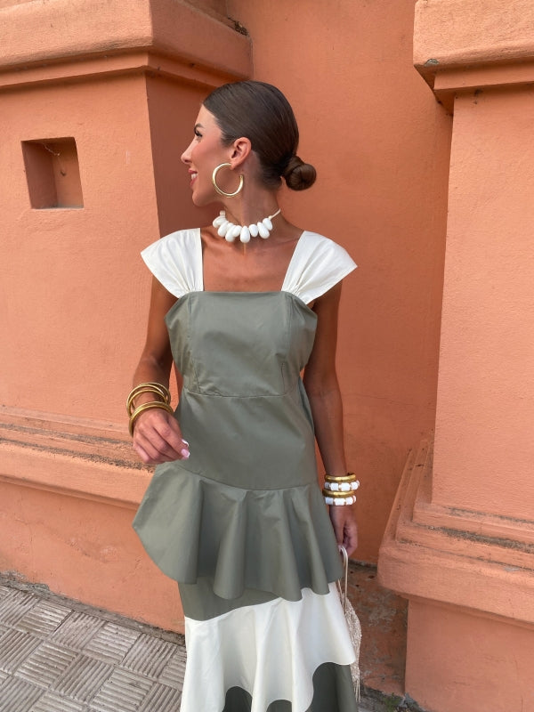 Sofina | Elegant Dress with Ruffles