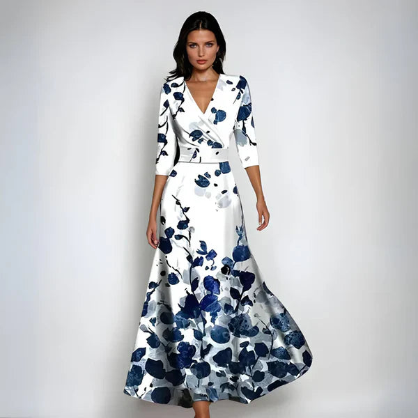 Emily | Stylish Floral Wrap Dress